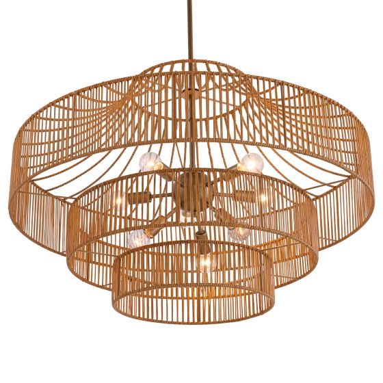 Medlock 8-Light Outdoor Chandelier