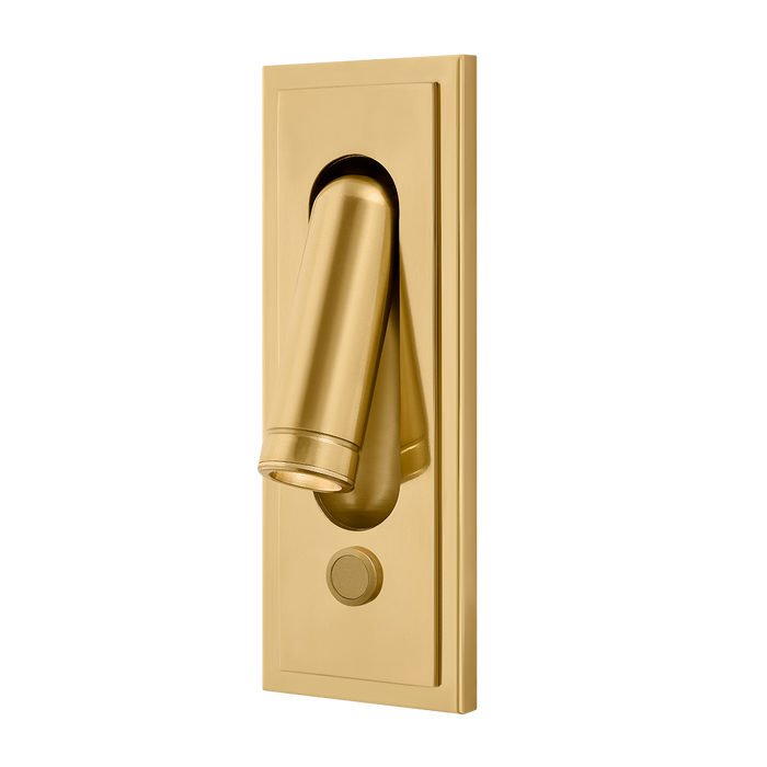 Parsons Wall Sconce by Hudson Valley Lighting - Aged Brass Finish