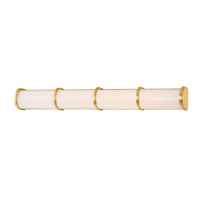 Pine Plains Bath and Vanity by Hudson Valley Lighting - Aged Brass Finish