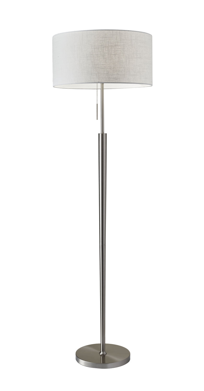 Adesso Home - 3457-22 - Floor Lamp - Hayworth - Brushed Steel