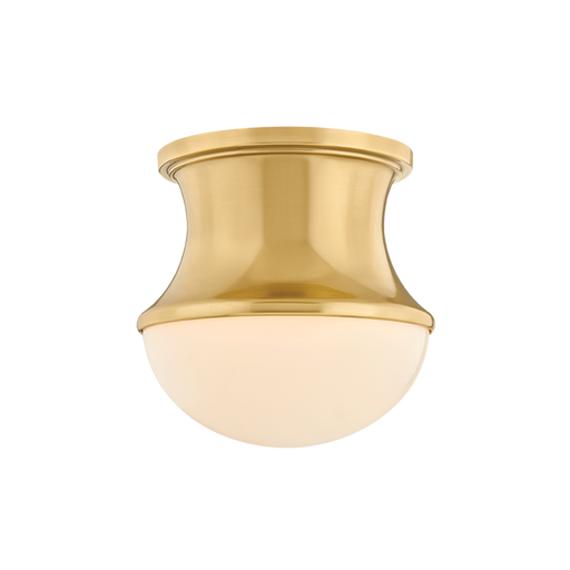 Aldrich Flush Mount by Hudson Valley Lighting - Aged Brass Finish