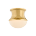 Aldrich Flush Mount by Hudson Valley Lighting - Aged Brass Finish
