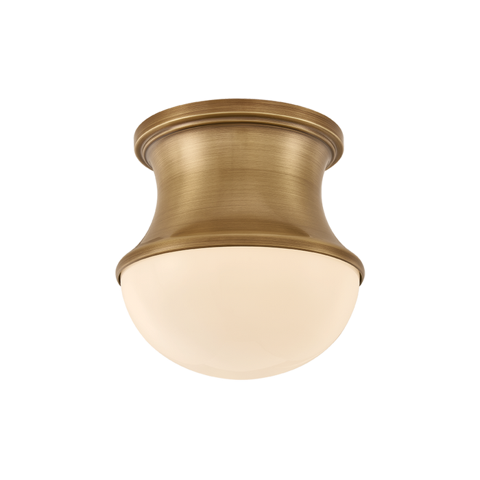 Aldrich Flush Mount by Hudson Valley Lighting - Patina Brass Finish