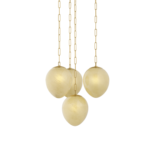 Cherrytown Chandelier by Hudson Valley Lighting - Aged Brass Finish