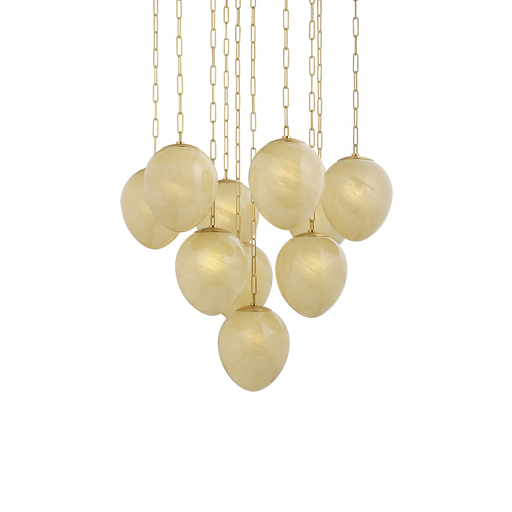 Cherrytown Chandelier by Hudson Valley Lighting - Aged Brass Finish