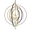 Load image into Gallery viewer, Crystorama - 587-EB-GA - Nine Light Chandelier - Luna - English Bronze / Antique Gold
