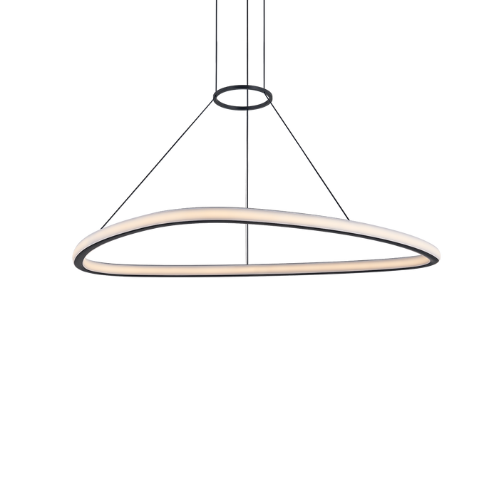 Celestia Chandelier by Sonneman - Satin Black Finish