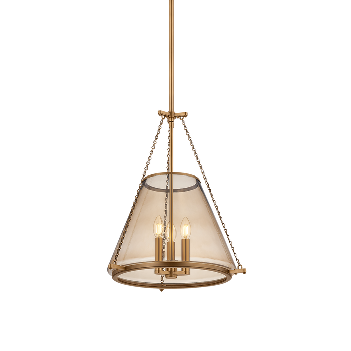 Clark Heights Lantern by Hudson Valley Lighting - Patina Brass Finish