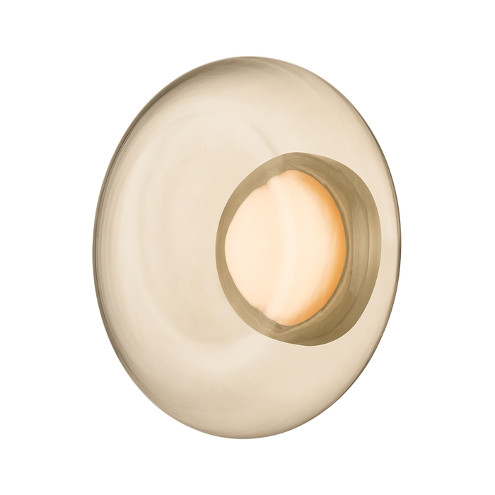 Opalesce Wall Sconce by Sonneman - Modern Brass Finish