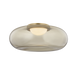 Opalesce Flush Mount by Sonneman - Modern Brass Finish