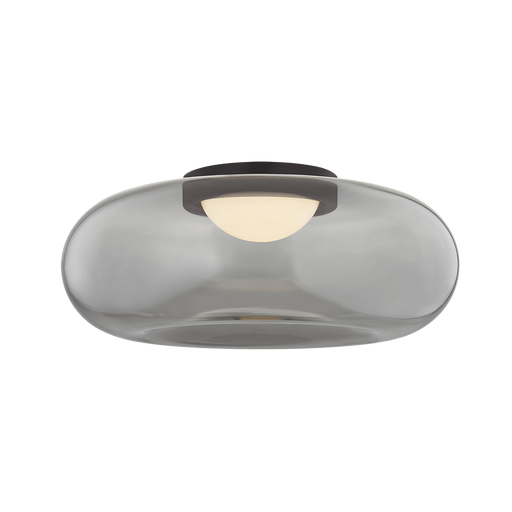 Opalesce Flush Mount by Sonneman - Black Brass Finish