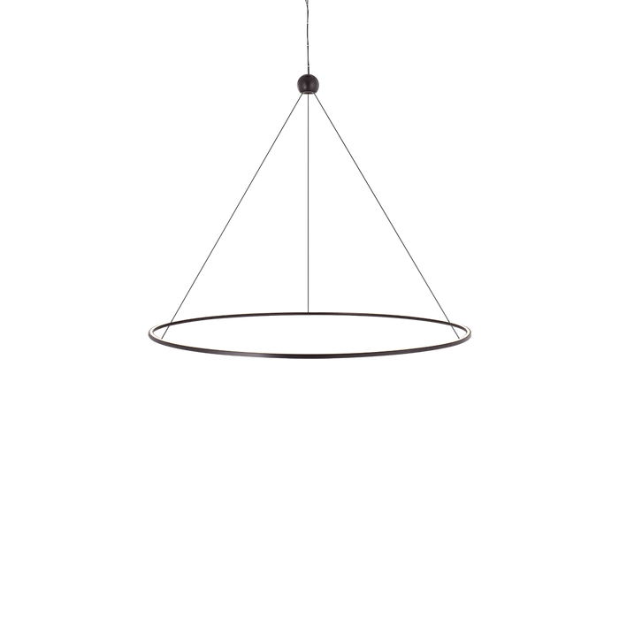 Converge Chandelier by Sonneman - Black Brass Finish