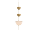 Zhora Pendant by Sonneman - Modern Brass Finish