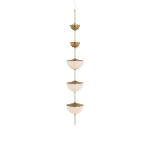 Zhora Pendant by Sonneman - Modern Brass Finish