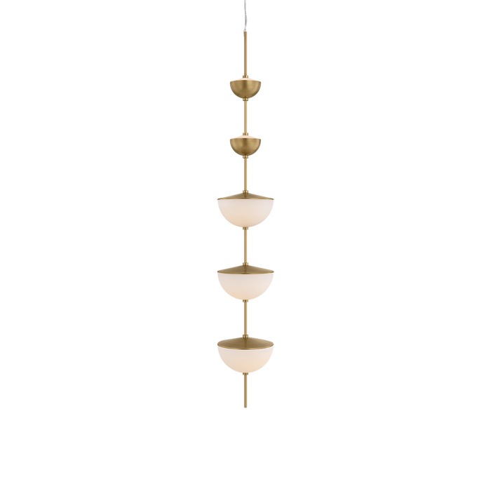 Zhora Pendant by Sonneman - Modern Brass Finish