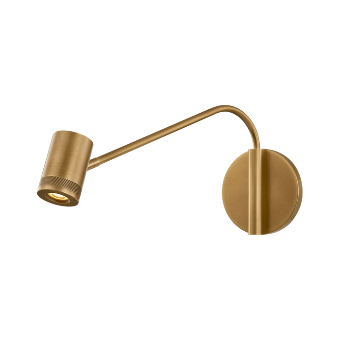 Vertex Wall Sconce by Sonneman - Modern Brass Finish