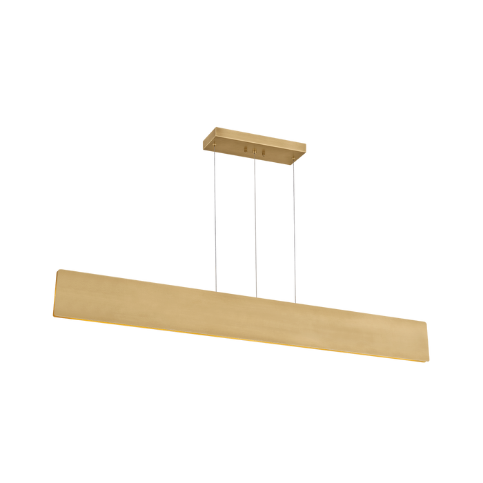 Maxwell Linear by Sonneman - Modern Brass Finish