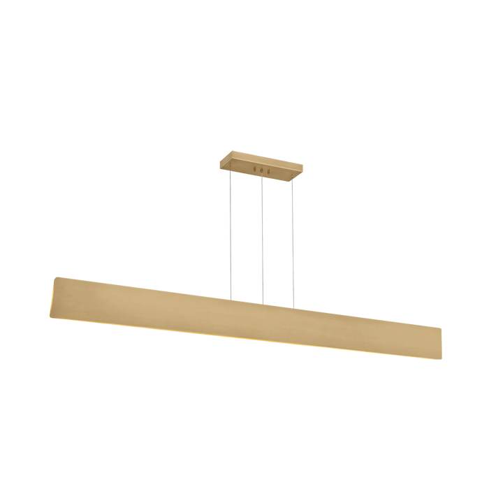Maxwell Linear by Sonneman - Modern Brass Finish