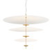 Moleculis Chandelier by Sonneman - Modern Brass Finish