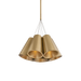 Aether Chandelier by Sonneman - Modern Brass Finish