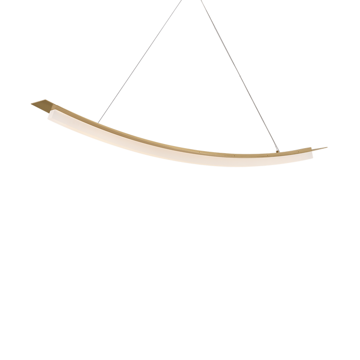 Kaguya Linear by Sonneman - Modern Brass Finish
