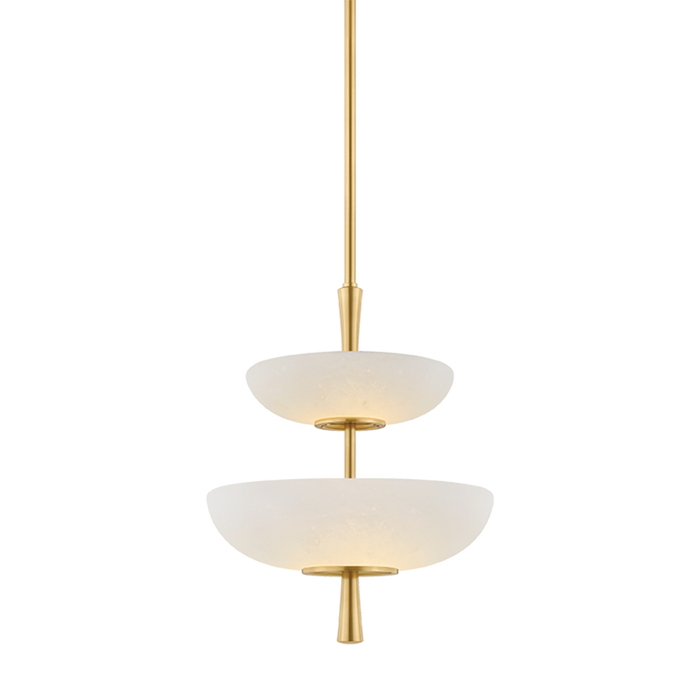 Mapledale Pendant by Hudson Valley Lighting - Aged Brass Finish