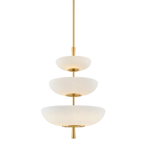 Mapledale Pendant by Hudson Valley Lighting - Aged Brass Finish