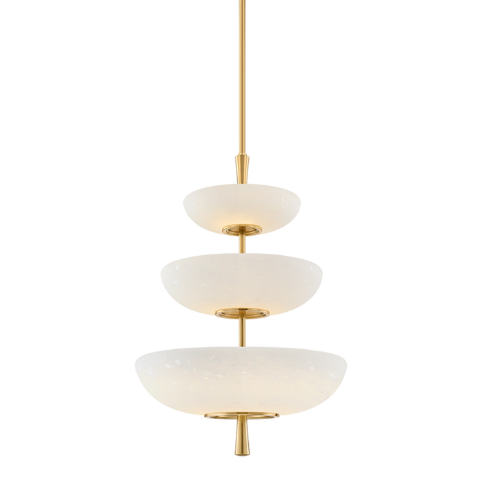 Mapledale Pendant by Hudson Valley Lighting - Aged Brass Finish