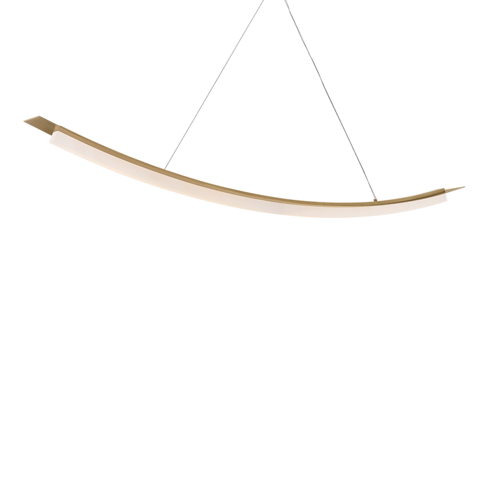 Kaguya Linear by Sonneman - Modern Brass Finish