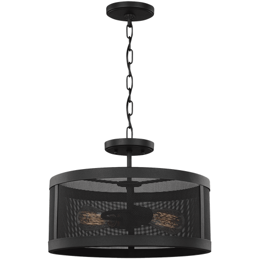 Gereon Two Light Semi-Flush Convertible Pendant by Visual Comfort Studio