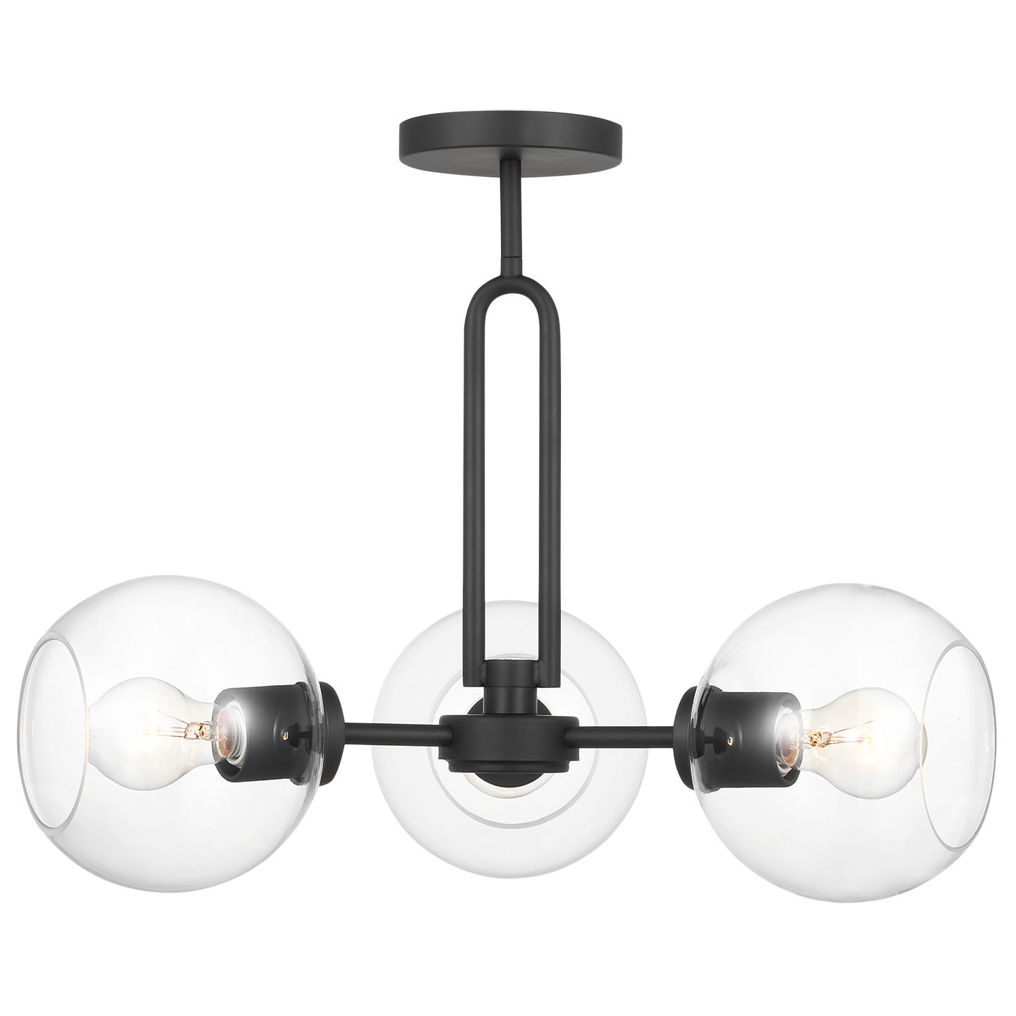 Codyn Three Light Semi-Flush Convertible Pendant