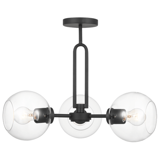 Codyn Three Light Semi-Flush Convertible Pendant by Visual Comfort Studio