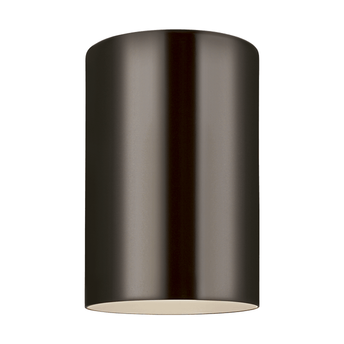 Outdoor Cylinders Small LED Ceiling Flush Mount by Visual Comfort Studio
