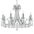 Load image into Gallery viewer, Crystorama - 6828-CH-CL-S - Eight Light Chandelier - Othello - Polished Chrome
