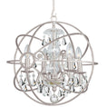 Load image into Gallery viewer, Crystorama - 9025-OS-CL-S - Four Light Mini Chandelier - Solaris - Olde Silver
