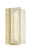 Sevryn LED Wall Sconce in Soft Brass Finish with Cast Clear Crystal Glass - Minka-Lavery