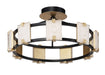 Radiant Crystal Semi-Flush by Maxim Lighting