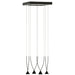Jewel Square Multi-Light Pendant by Axolight