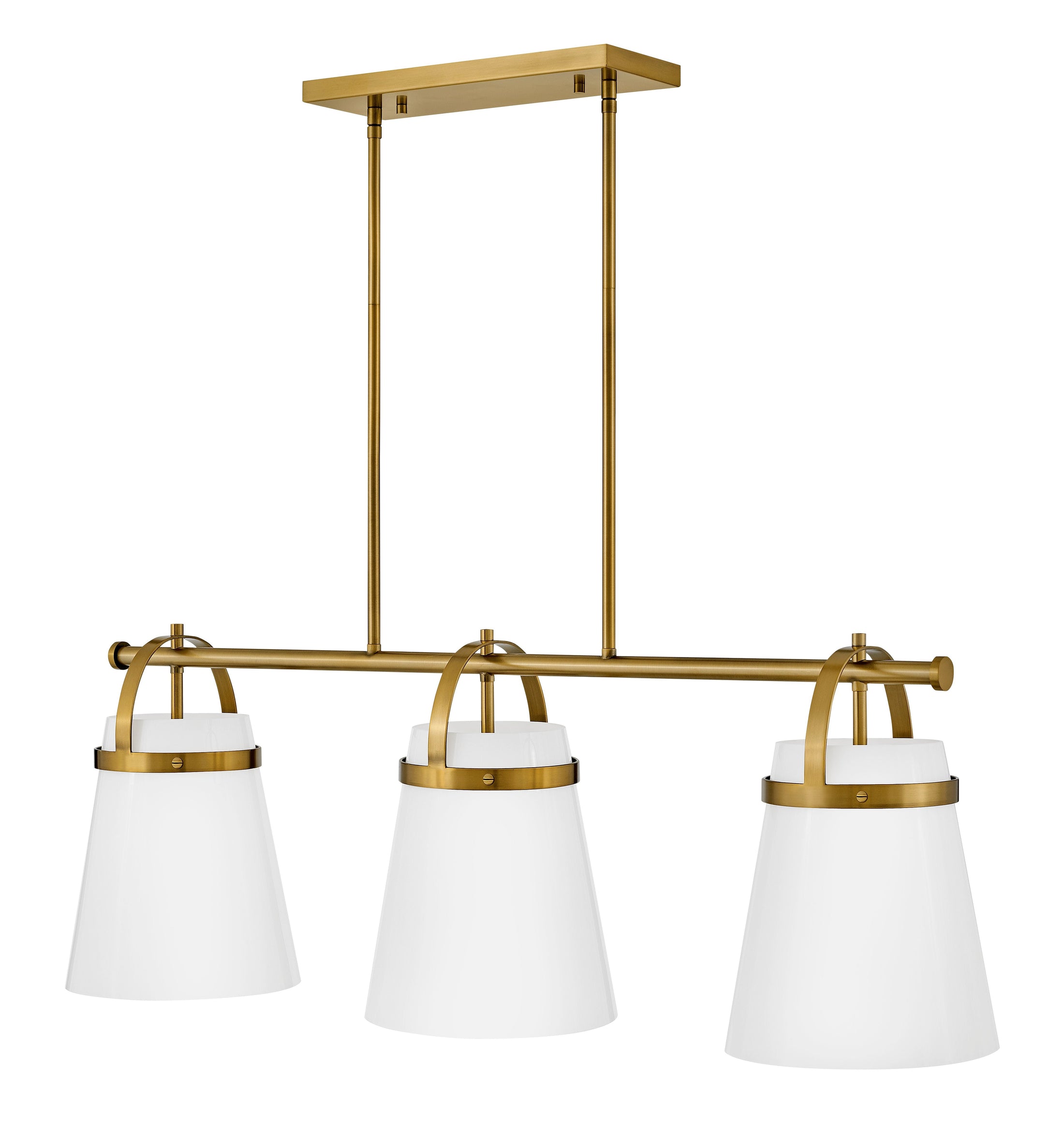 Tori Large Three Light Linear Chandelier
