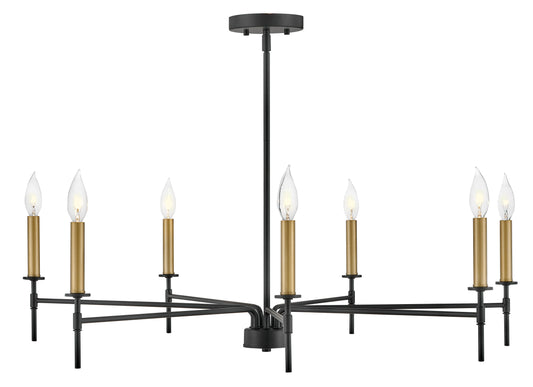Hux Large Single Tier Chandelier