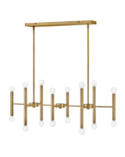 Millie Large Sixteen Light Linear Chandelier