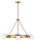 Load image into Gallery viewer, Orla Medium Single Tier Chandelier
