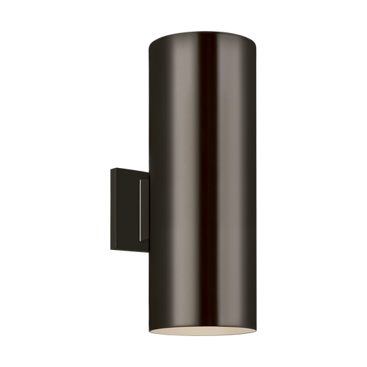 Outdoor Cylinders Small 2 LED Wall Lantern