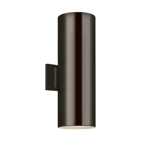 Outdoor Cylinders Large 2 LED Wall Lantern