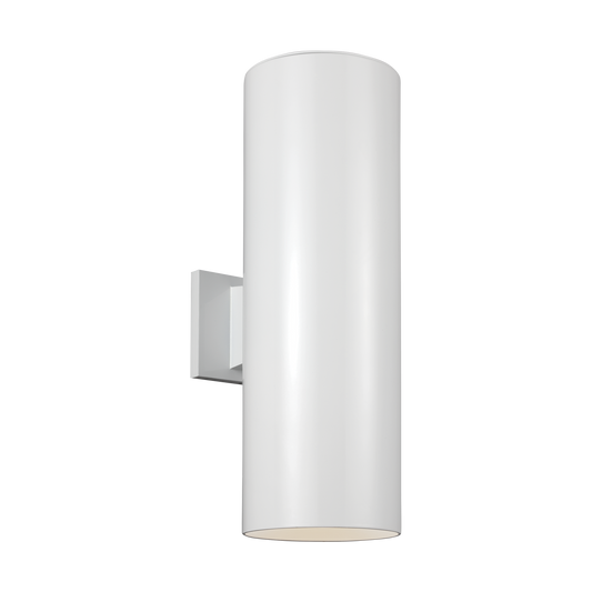 Outdoor Cylinders Large 2 LED Wall Lantern