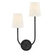 Birdie Large Two Light Sconce by Lark