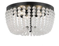 Load image into Gallery viewer, Crystorama - 600-MK - Three Light Flush Mount - Rylee - Matte Black
