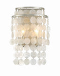 Load image into Gallery viewer, Crystorama - BRI-3002-SA - Two Light Wall Sconce - Brielle - Antique Silver
