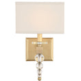 Load image into Gallery viewer, Crystorama - CLO-8892-AG - One Light Wall Sconce - Clover - Aged Brass
