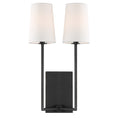 Load image into Gallery viewer, Crystorama - LEN-252-BF - Two Light Wall Sconce - Lena - Black Forged
